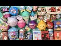 Surprise eggs  mystery toys surprise  blind boxes unboxing asmr no talking