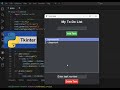 Build a To-Do app in minutes python tkinter #python #tkinter #gui #coding #programming