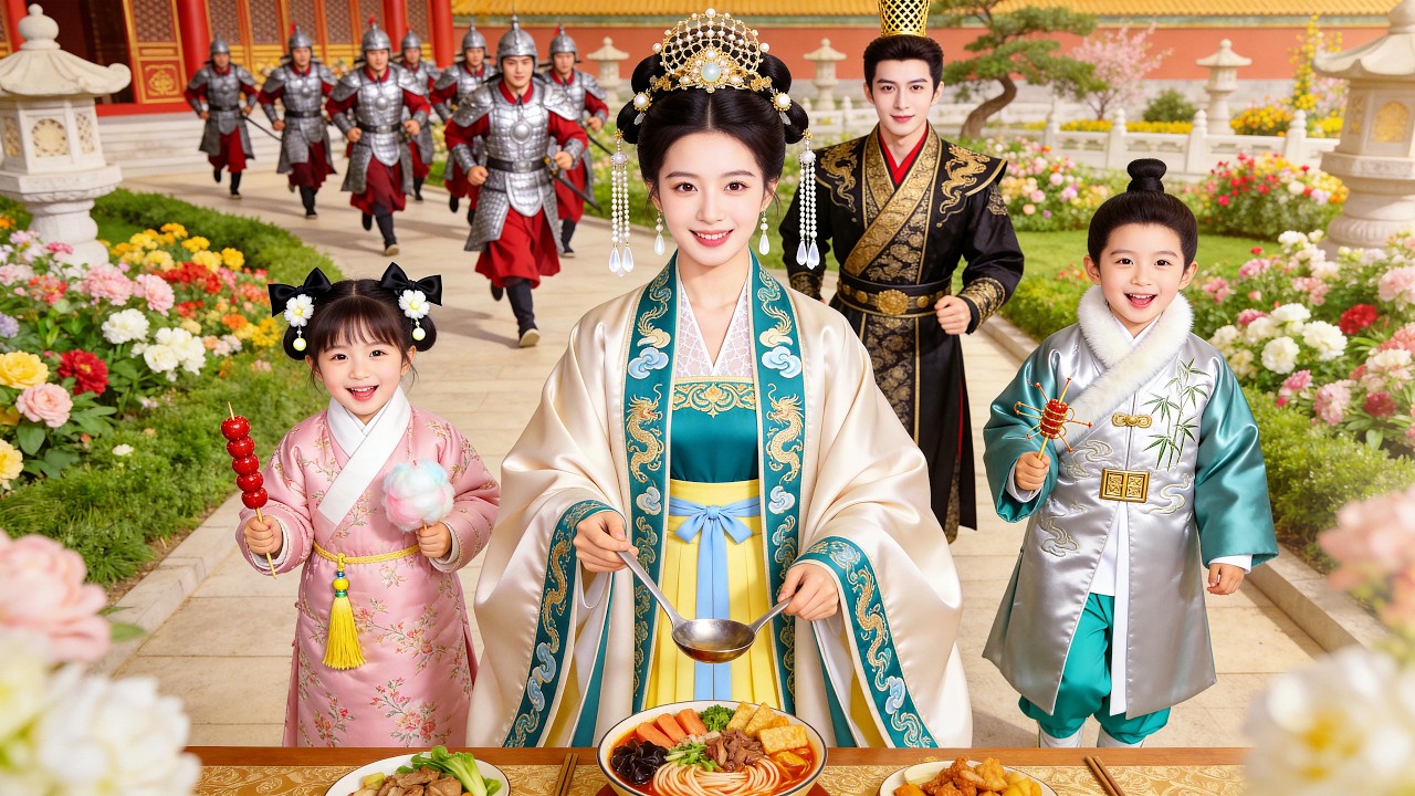 Cô gái xuyên vào Phế phi cố tình chọc giận Hoàng đế trốn khỏi hoàng cung, sinh đôi xong được sủng ái