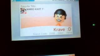 3DS FRIEND CODE KARVE :D