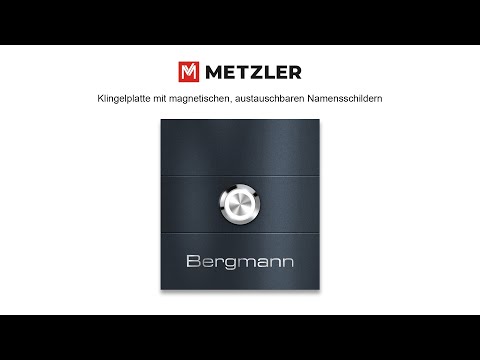 Metzler Edelstahl Türklingel Magneto - Installation / how-to / Tutorial