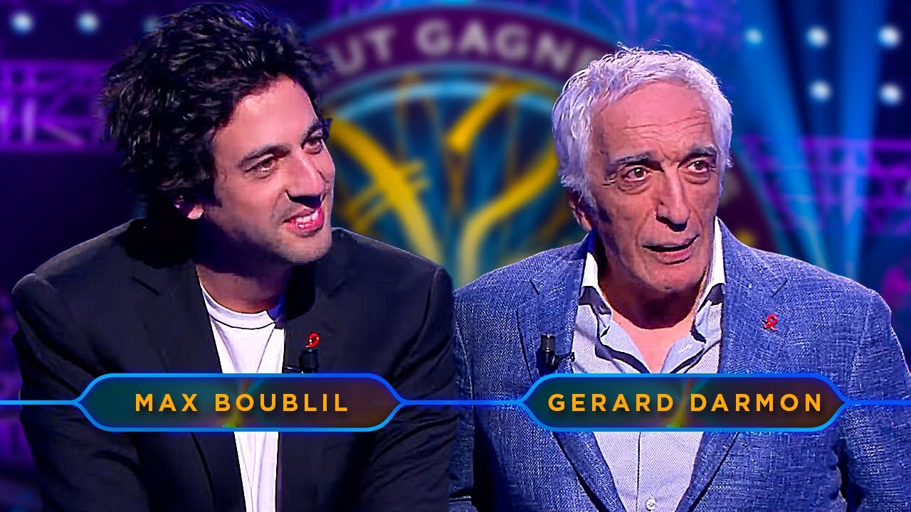 Gerard Darmon & Max Boublil : Spécial Sidaction ! | Qui Veut Gagner des Millions | P1 | 27-03-2015