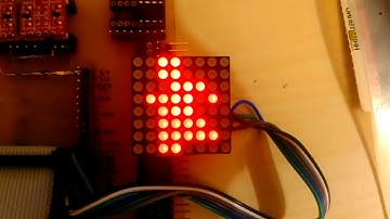 Animation on a 8x8 LED matrix