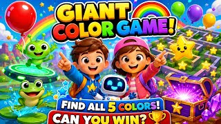 Giant Color Game Challenge! 🌈🎮 | Fun Learning Games for Kids | PlayPop Kids screenshot 4