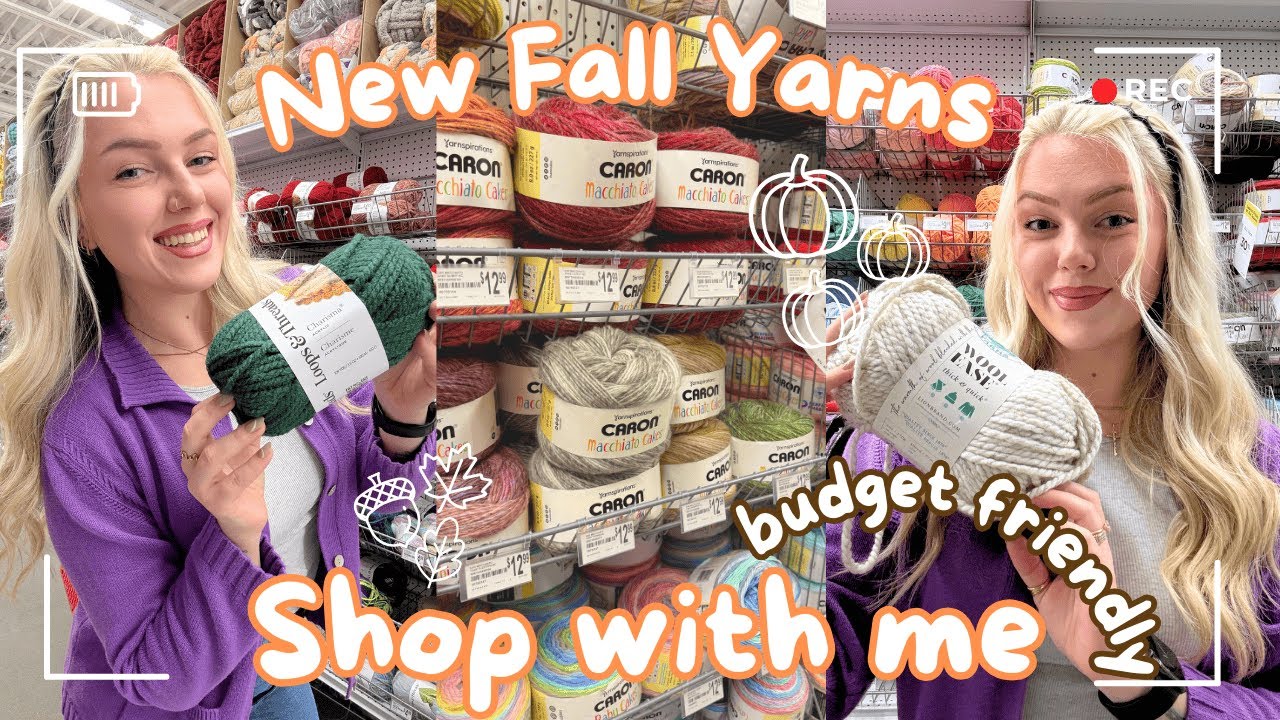 Уютный магазинчик со мной — что новенького в Michaels?! Бюджетная пряжа на осень 2025 года + стар...