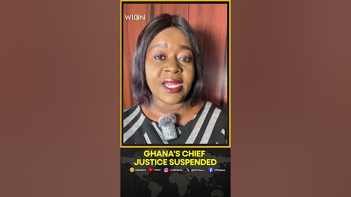 Ghana's Chief Justice Gertrude Torkornoo Suspended By President Mahama | WION Shorts