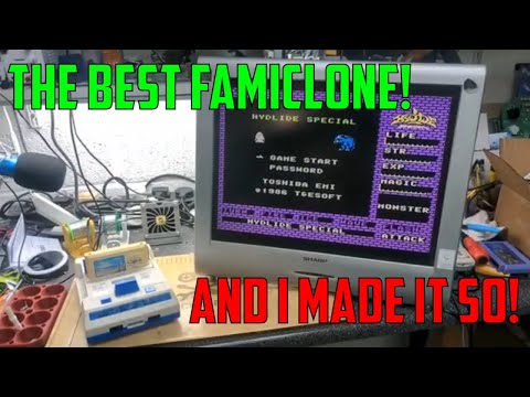 Rinco Nintendo Famicom Famiclone Power Vamp PSU Upgrade - IT WORKS!