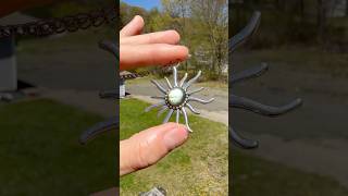 🌟Labradorite Crystal Starburst Necklace✨