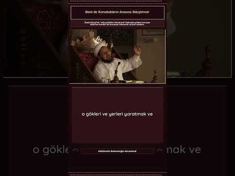Beni de Korudukların Arasına Sıkıştırıver! | Abdülmetin Balkanlıoğlu  #dinisohbet #islam #kuran