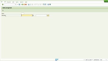 como crear una pantalla de selección en abap