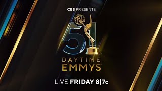 The 51st Annual Daytime Emmy Awards Live Friday June 7 8|7c On CBS