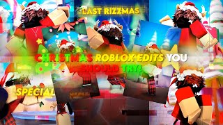 Christmas Roblox edits you SHOULD try! ☃️
