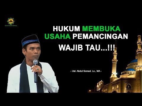 Tanya Jawab UAS | hukum membuka usaha pemancingan | Ustadz Abdul Somad, Lc., MA