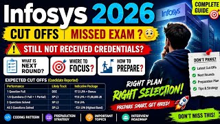 🔥 Infosys Assessment 2026 Complete Guide | Cut-Offs, Missed Exam, Credentials Issue, Next Round