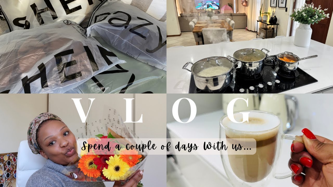 VLOG: Spend a couple of days with us| Shein haul| cooking Sunday kos| running errands....