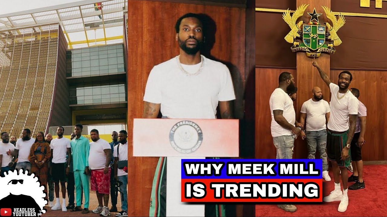 How Ghanaian celebrities reacted to Meek Mill's Jublilee House video shoot