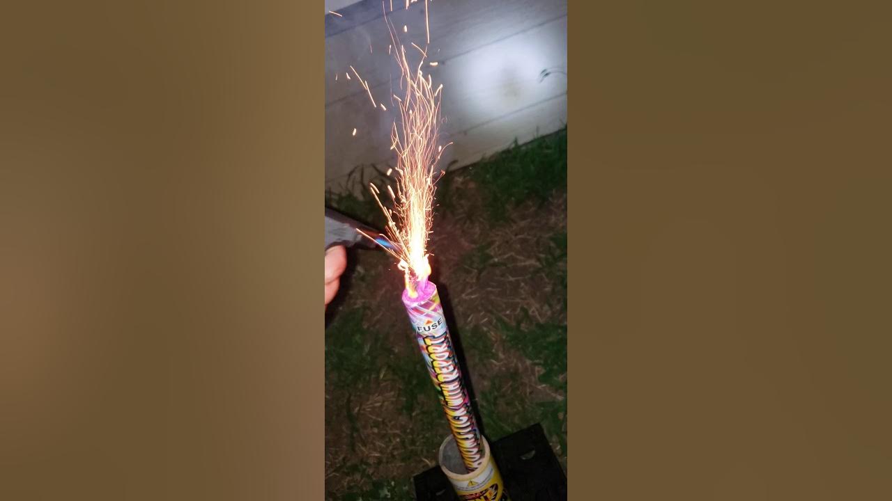 Fireworks 5 shots boom stick Roman candles YouTube