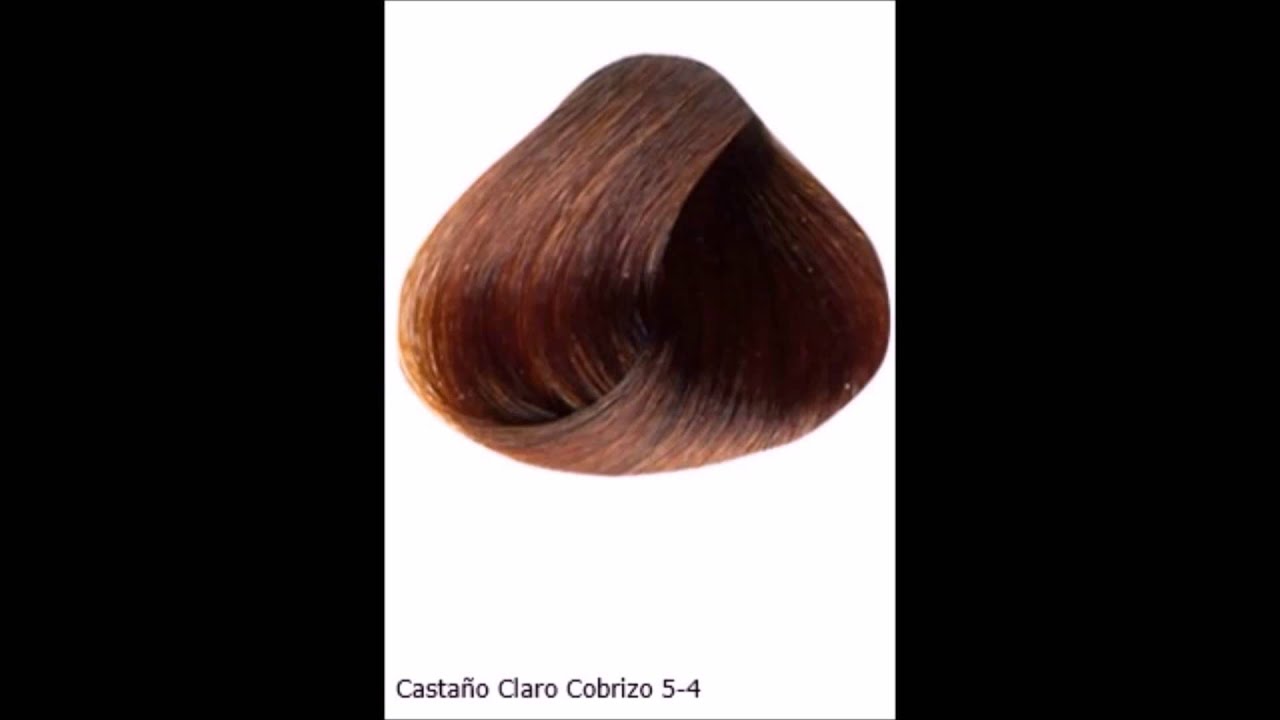 Carta de colores de tintes para el cabello - YouTube