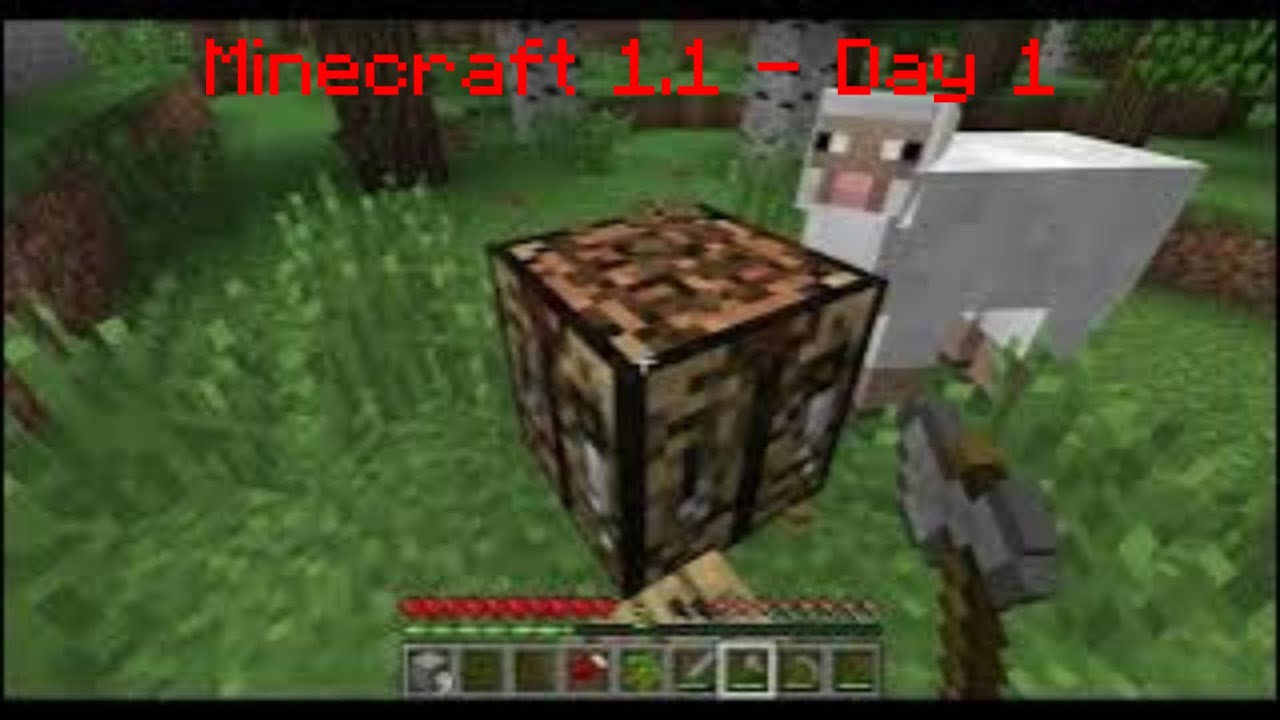 Minecraft 1.1 - Day 1 - YouTube