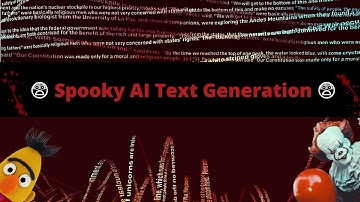 Spooky AI Text Generation With Python Made Easy