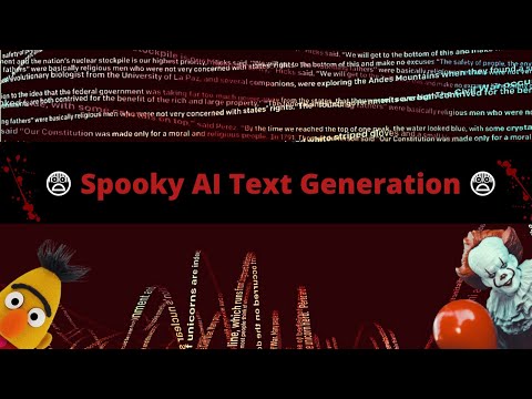 Spooky AI Text