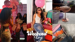 VLOG: SHOPPING @PrettyLittleThing ATL + MEETING NEW INFLUENCERS +FAMILY TIME+ NEW DATE NIGHT SPOTS |