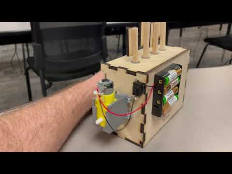 Battery Powered Automata Test - YouTube