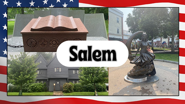 Tour des Usa en camping car - 9 - Salem, la ville aux sorcières... 🧙🏼‍♀️