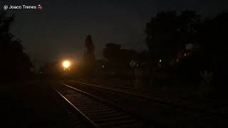 Pasada nocturna de los trenes a Mar del Plata | 305 - 303 | Km 387-394