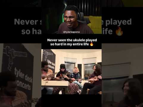 Never knew Ukulele could be this hard #Trending #MusicShorts #ShortsMusic #ReactionVideo