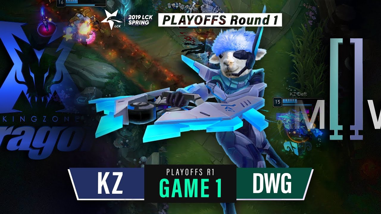 KZ vs DWG Playoffs Game1 Highlight | 2019 LCK Spring
