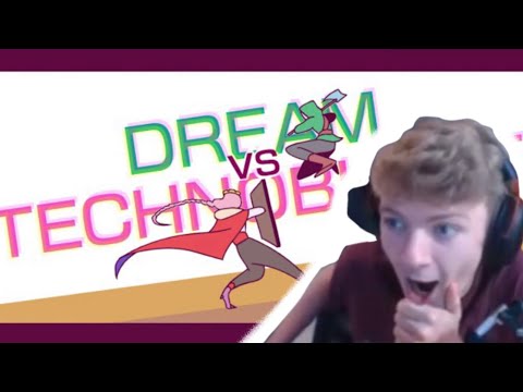 TommyInnit Reacts To Dream VS Technoblade Duel By SAD-ist