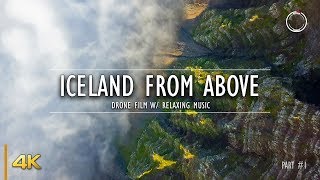 Iceland from Above - Part 1 | 1 Hour Drone Film | Aerial 4K Video w/ Relaxing Music | OmniHour