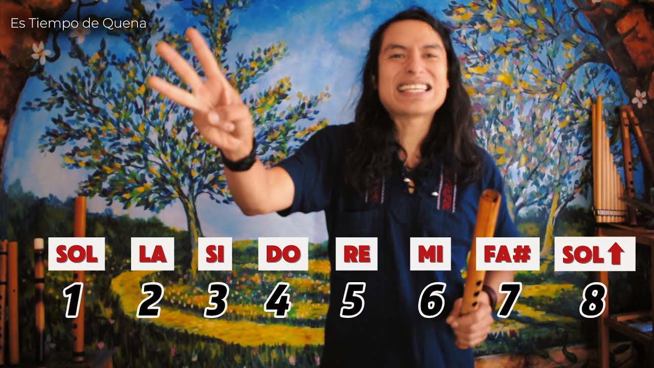 Escala PENTATONICA en la Quena! Como tocarla