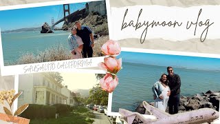 BABYMOON VLOG | San Francisco & Sausalito | 34 weeks pregnant