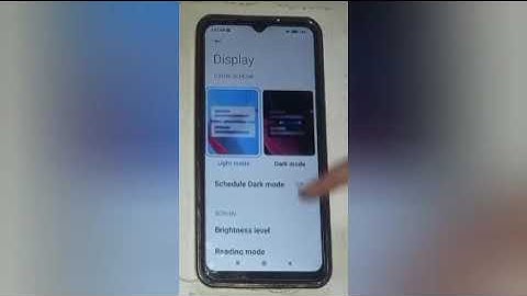 How to on reading mode in redmi 9i,on reading mode setting