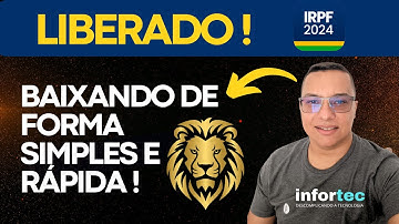 LIBERADO   Como BAIXAR O PROGRAMA DE IMPOSTO DE RENDA 2024  IRPF 2024  para COMPUTADOR ou NOTEBOOK