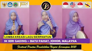Sk Seri Gading  Batu Pahat Johor Malaysia  Festival Pantun Pendidikan Negeri Serumpun 2021
