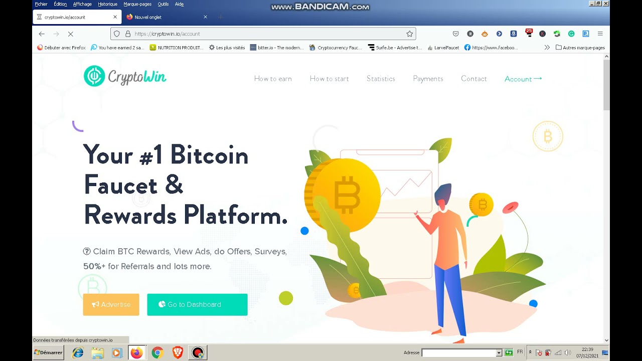 موقع cryptowin لربح البيتكوين مع اثبات السحب على الفوسيتباي