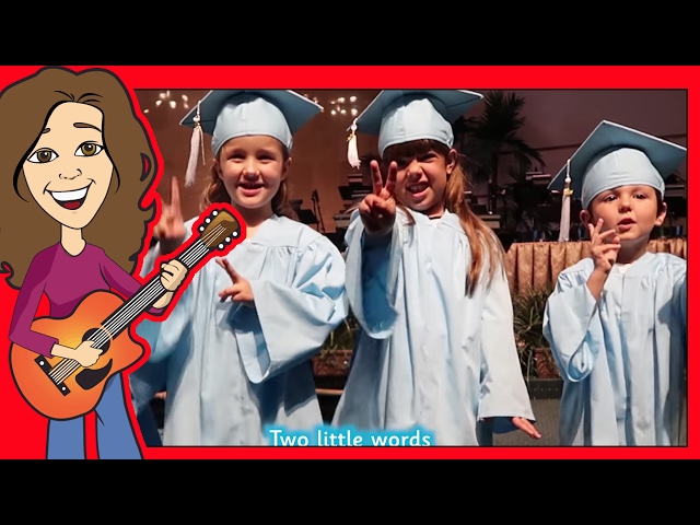 Graduation Song Thank you for kids, children & babies with lyrics  | Patty Shukla class=