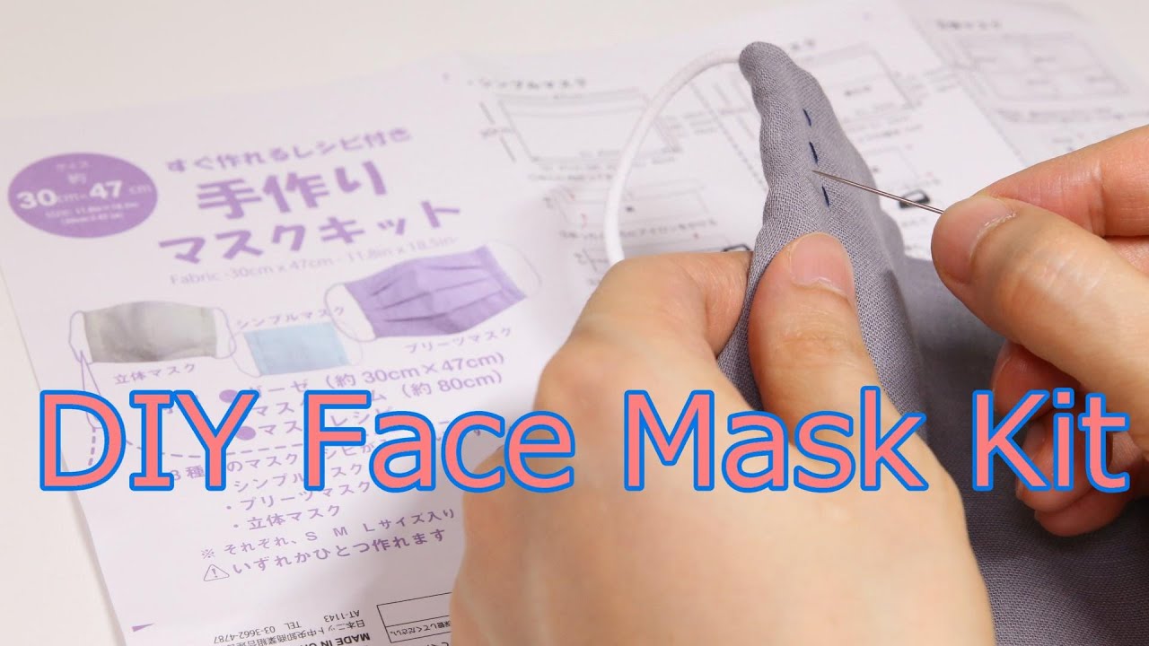 DIY Face Mask Making Kit Dollar Store Daiso 