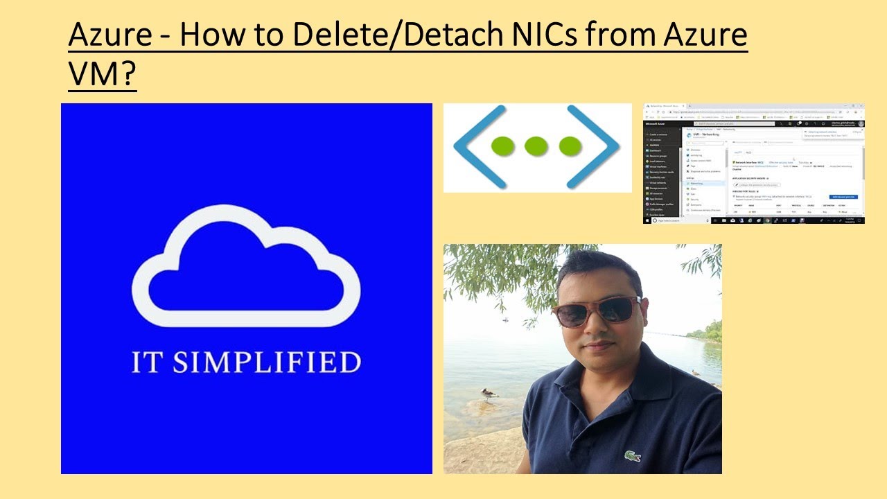 Azure - How To Delete/Detach Nics From Azure Vm?