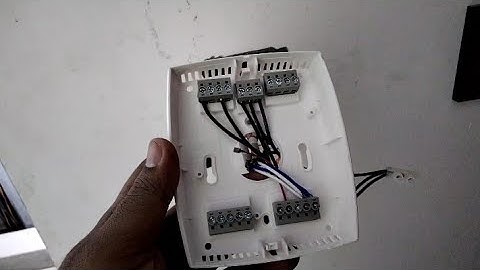 Fcu room thermostat  practical siemens Mode RDB160BNBN.BMS system. #thermostat #bms #hvac #techgulf