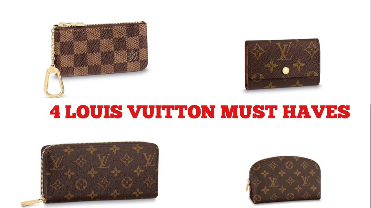 4 MUST HAVE LOUIS VUITTON ITEMS - YouTube