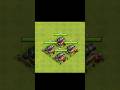 قم بترقية أربعة مدافع في نفس الوقت في لعبة Clash Of Clans لحظة م رضية Shorts Clashofclans 