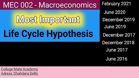 MEC 002 | unit 7 - class 1 | Modigliani  Brumberg