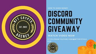 DISCORD Community giveaway | How to earn money from discord | Guild