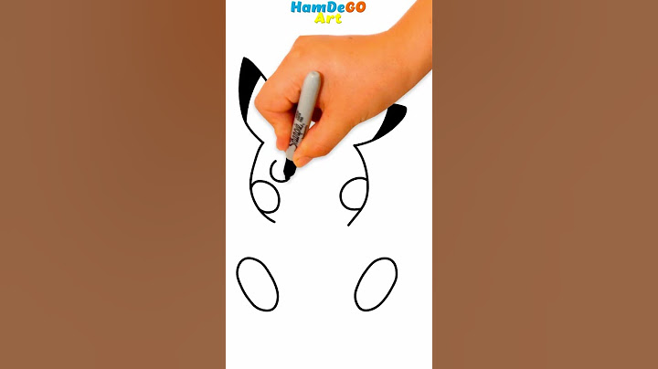 How to draw  Pikachu Pokemon step by step ✍ Easy drawing #shorts