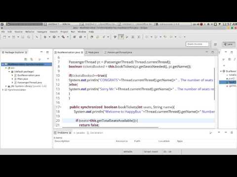 150 Java advanced Synchronization examples امثلة عن التزامن