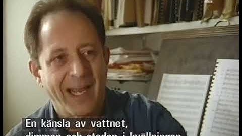 Steve Reich (US) Swedish TV special/Documentary on "City Life". 1995